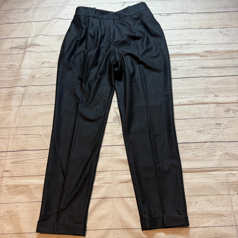 Calvin Klein Dress Pants Slacks Trousers Gray Women's Size 4 (Fits 27x26)